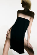 Vestido Curto Com Fenda Lateral Sabine Getty