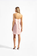 Vestido Curto Mosaico Liso