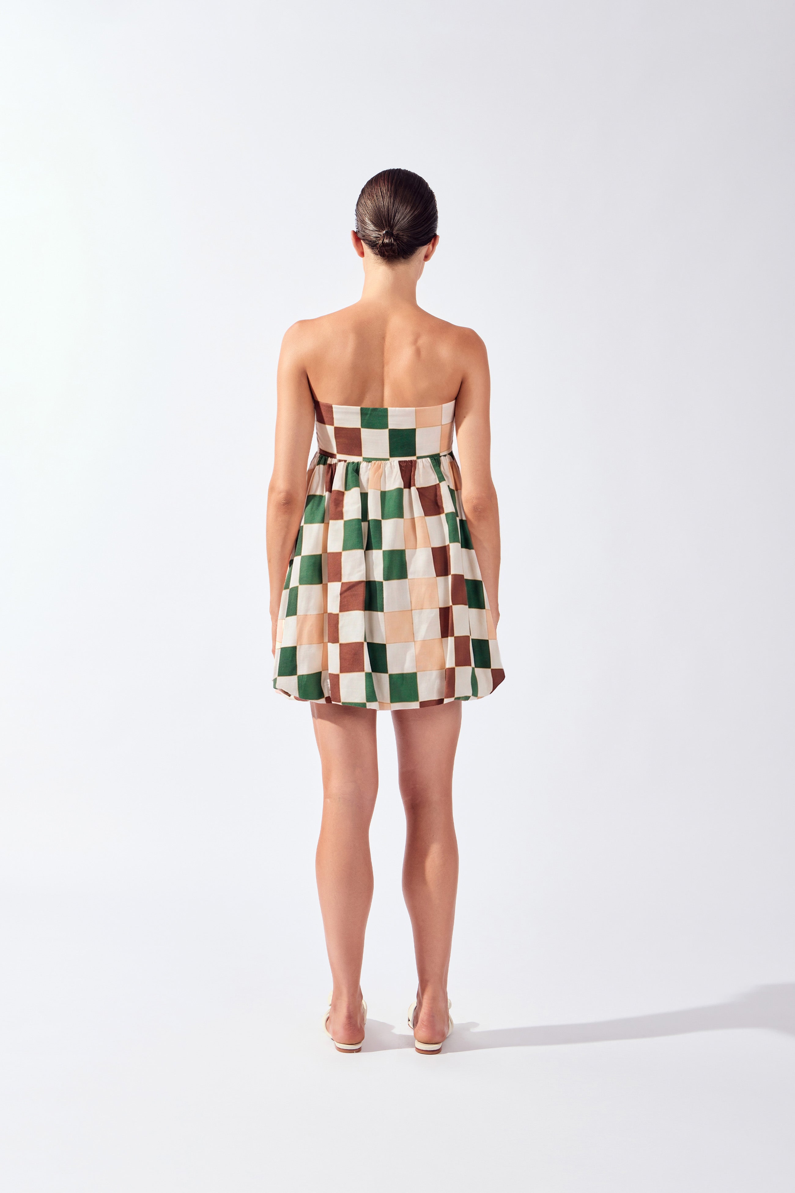 Vestido Curto Tomara Que Caia Square Mosaic