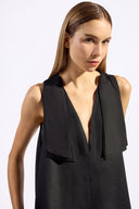 Vestido Longo Alças Com Laços Timeless
