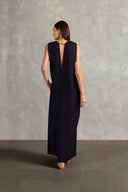 Vestido Longo Alças Com Laços Timeless