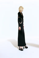 Vestido Longo Detalhe Tiras Sabine Getty