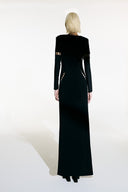 Vestido Longo Detalhe Tiras Sabine Getty