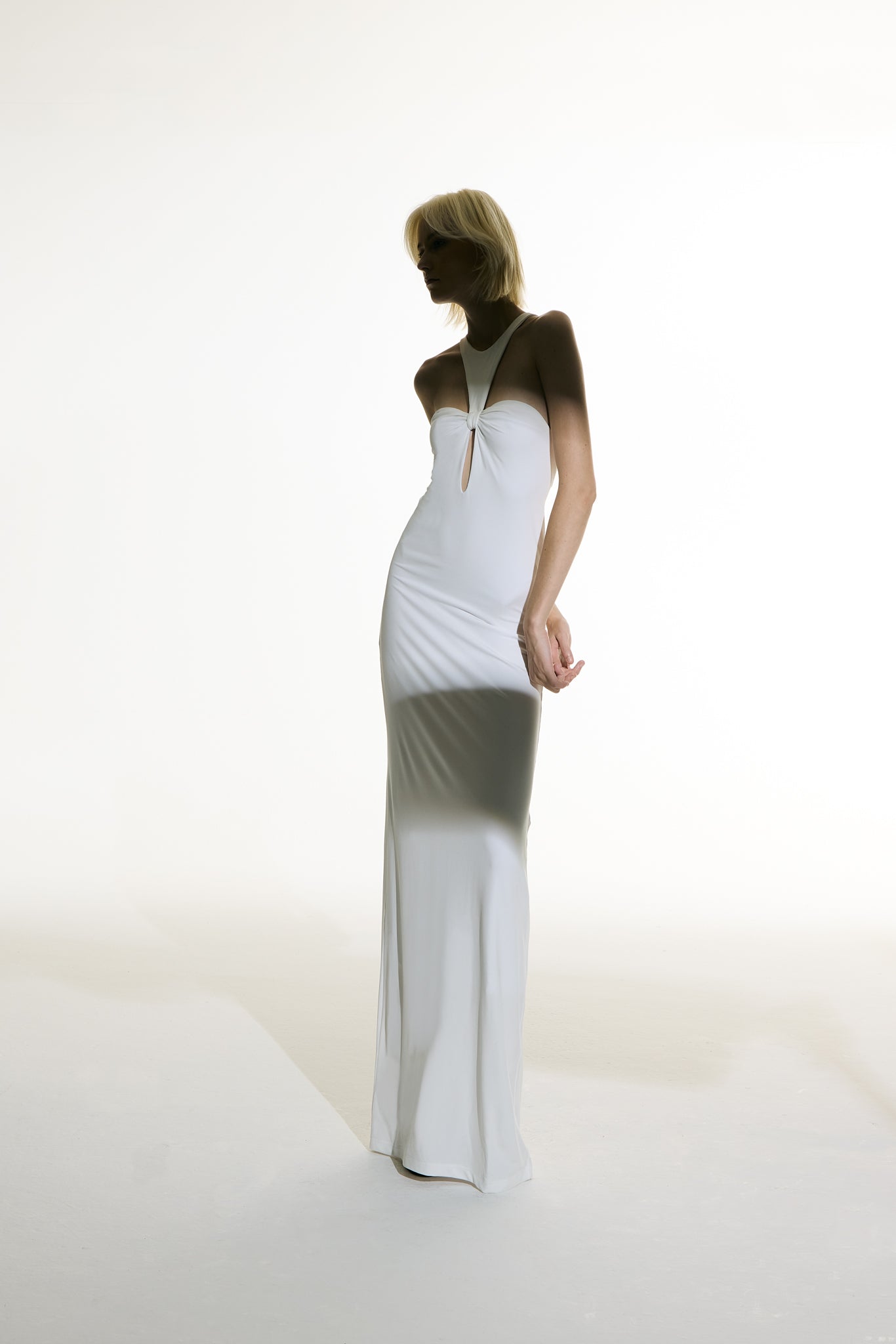 Vestido Longo Detalhe Recorte Sabine Getty