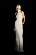 Vestido Longo Decote Costas Sabine Getty