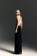 Vestido Longo Decote Costas Sabine Getty