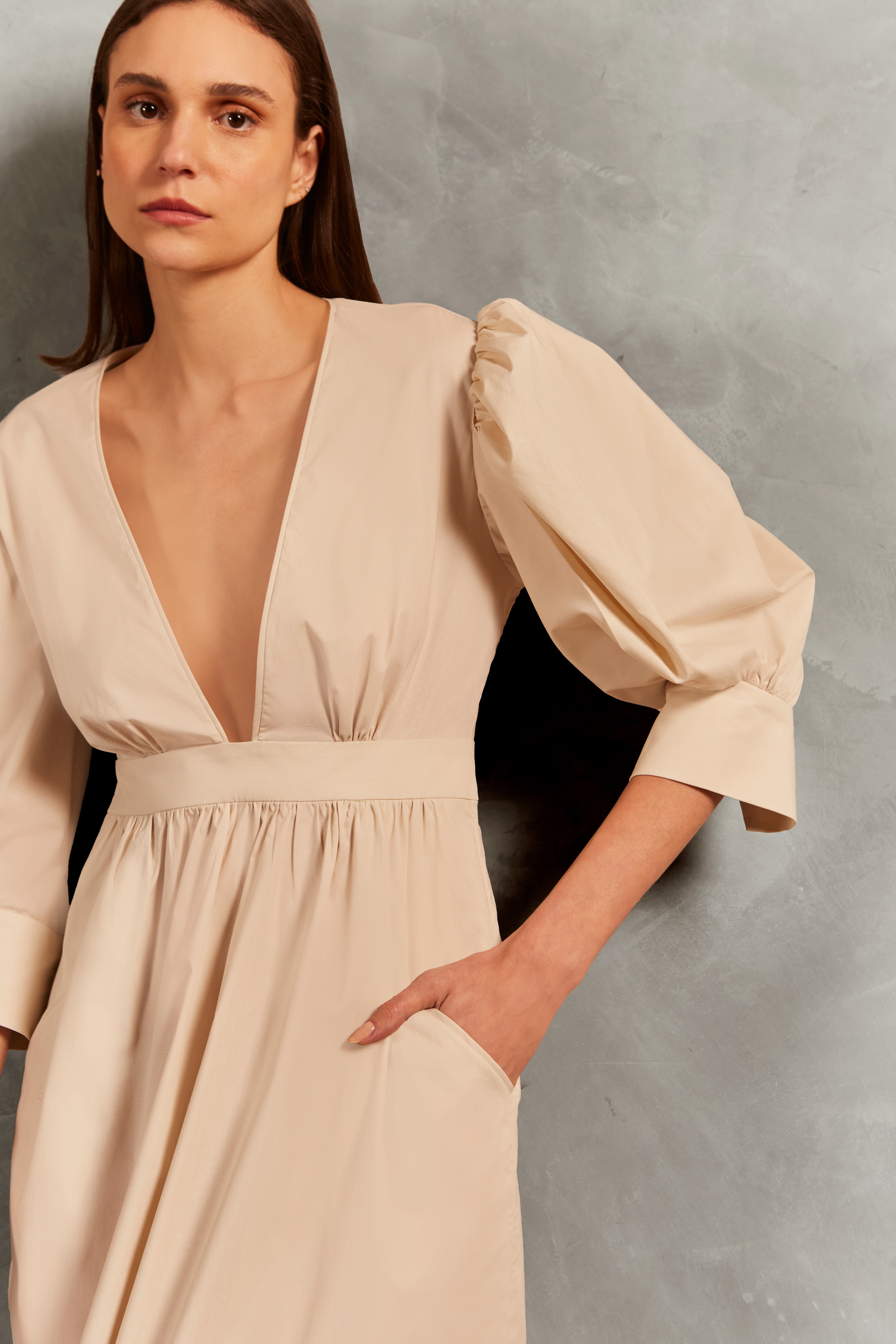 Vestido Longo Decote Ilusione Inamorata Lisos