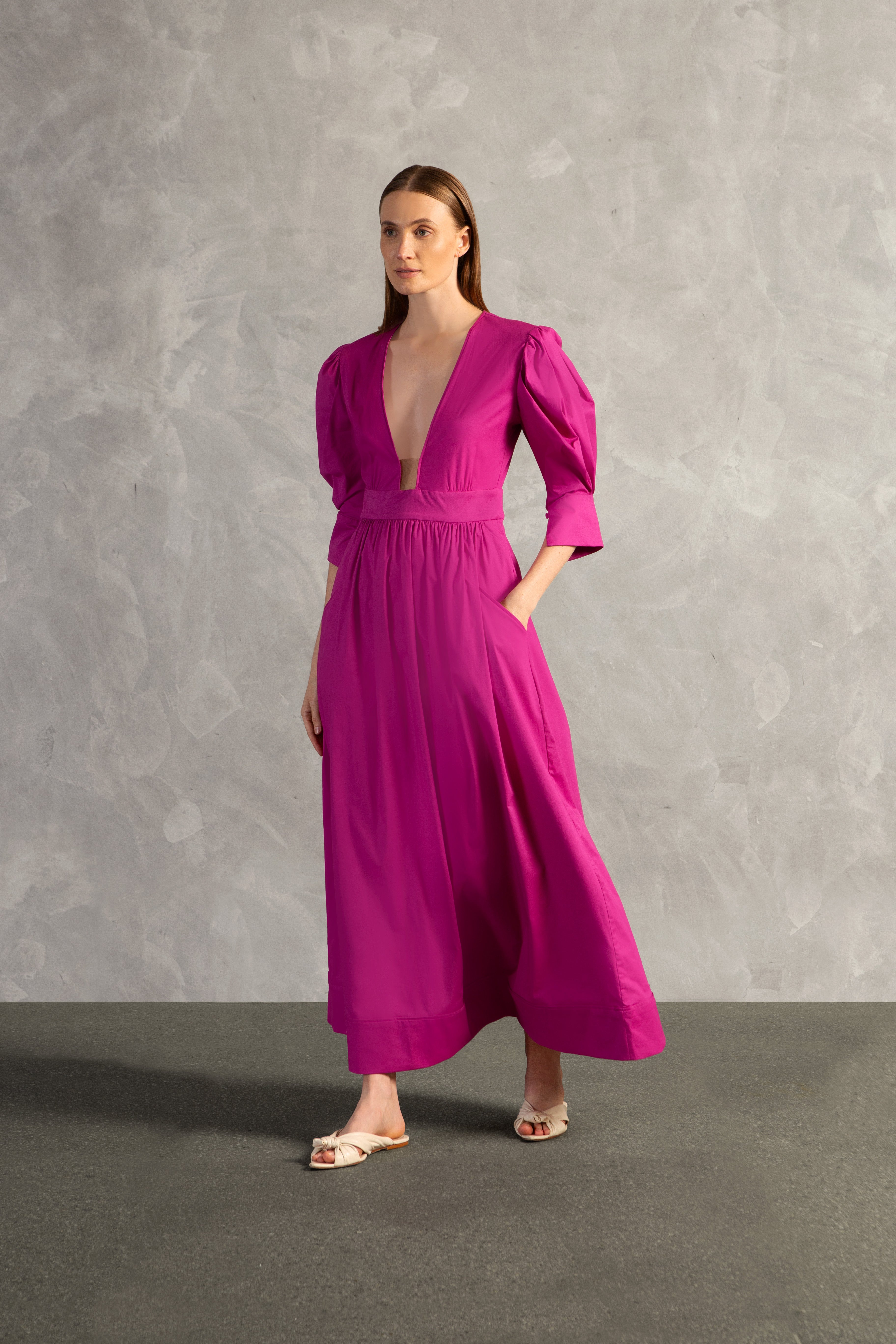 Vestido Longo Decote Ilusione Inamorata Lisos