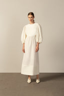 Vestido Longo Detalhe Argolas