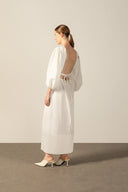 Vestido Longo Detalhe Argolas