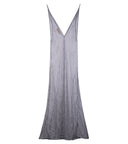 Vestido Longo Decote V Renda