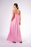 Vestido Longo Tiras Lisos