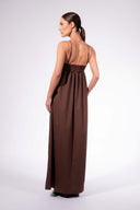Vestido Longo Tiras Lisos