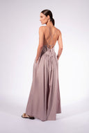 Vestido Longo Alças Lisos