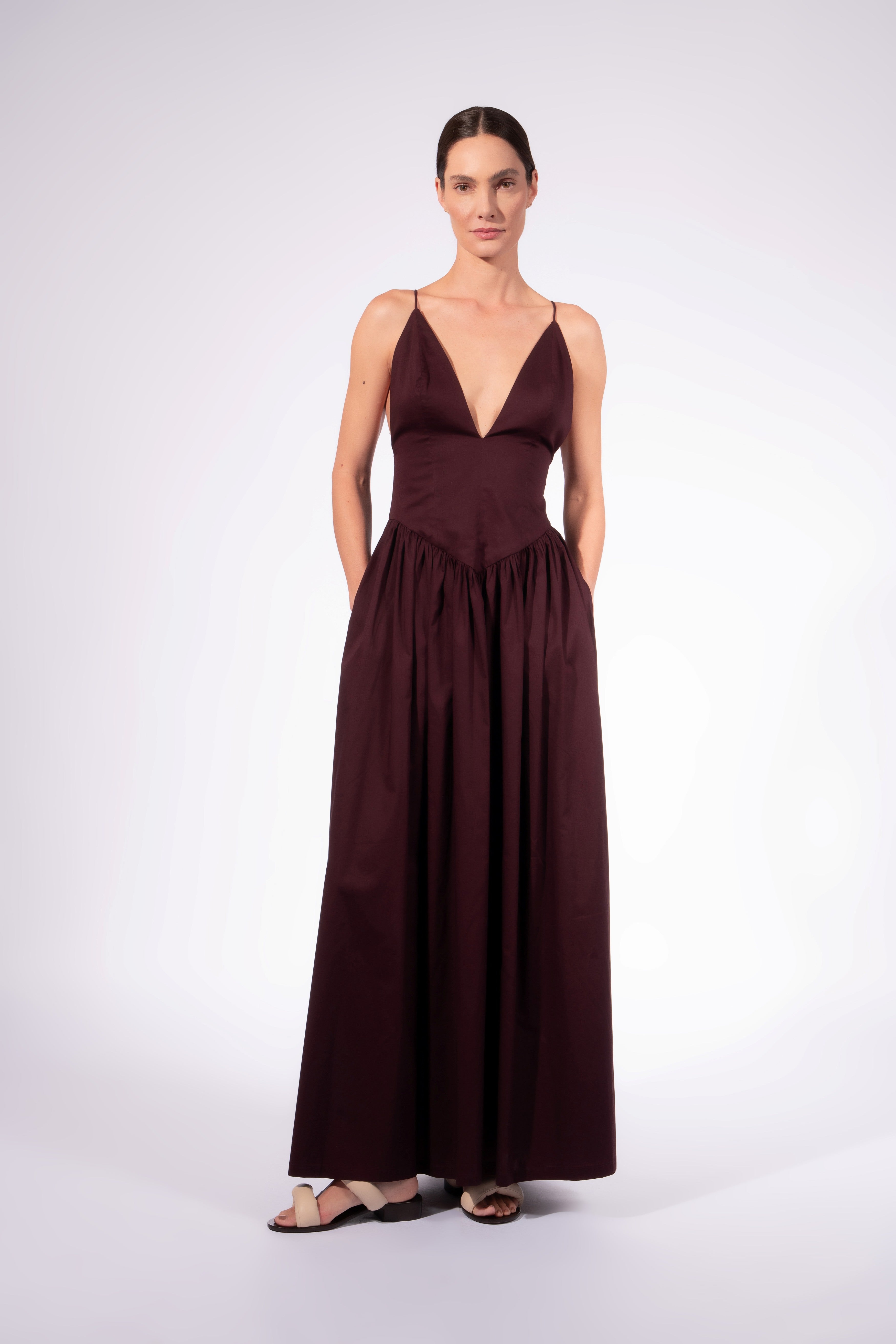 Vestido Longo Alças Opulence