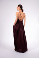 Vestido Longo Alças Lisos