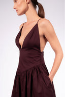Vestido Longo Alças Lisos