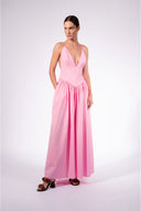 Vestido Longo Alças Lisos