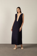Vestido Longo Bicolor