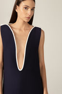 Vestido Longo Bicolor