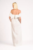 Vestido Longo Ombro a Ombro Liso