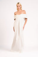 Vestido Longo Ombro a Ombro Liso