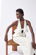 Vestido Longo Alças com Amarração Dupla