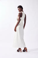 Vestido Longo Alças com Amarração Dupla