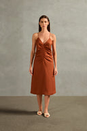 Vestido Midi De Alças Colibri Solids