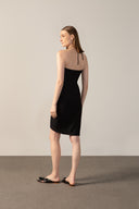 Vestido Midi Franzido Frontal