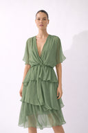 Vestido Midi Camadas