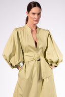 Vestido Midi Com Cinto