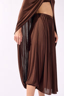 Vestido Capa Midi Bold Noir