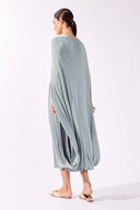 Vestido Capa Midi Bold Noir