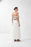Vestido Longo Tomara que Caia Babados