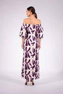 Vestido Tomara que Caia Mangas Bufantes Bold Floral