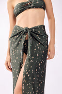 Saia Pareô Green Pois