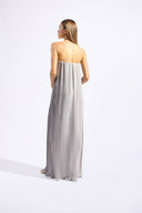Vestido Plissado Longo Noblesse