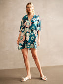 Kaftan Curto Flower Power