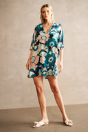 Kaftan Curto Flower Power