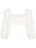 Blusa Cropped Maxi Manga