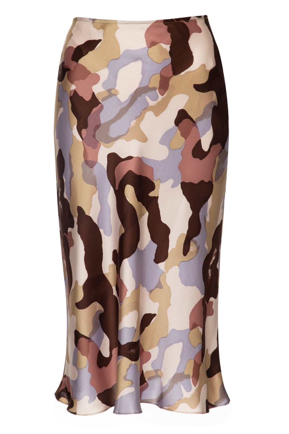 Saia midi fashion camuflada