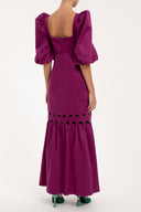 Vestido Longo Manga Bufante