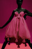 Vestido Curto Balonê Laços